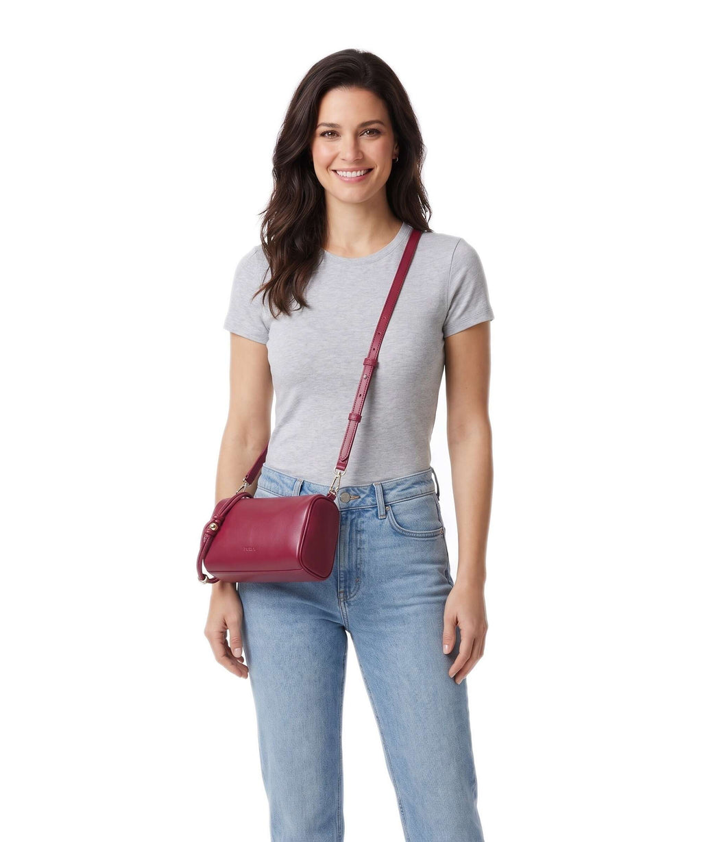Furla Talia Mini Crossbody bag rododendro
