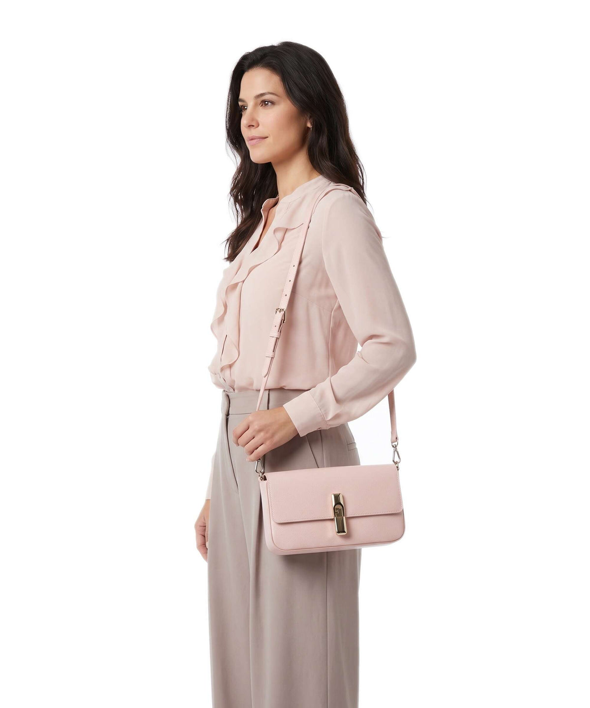 Furla Iride S Crossbody bag dusty pink