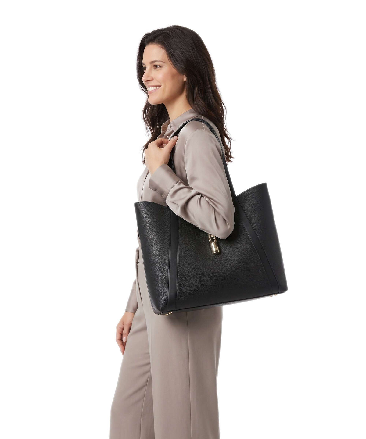 Furla Goccia L Tote bag nero