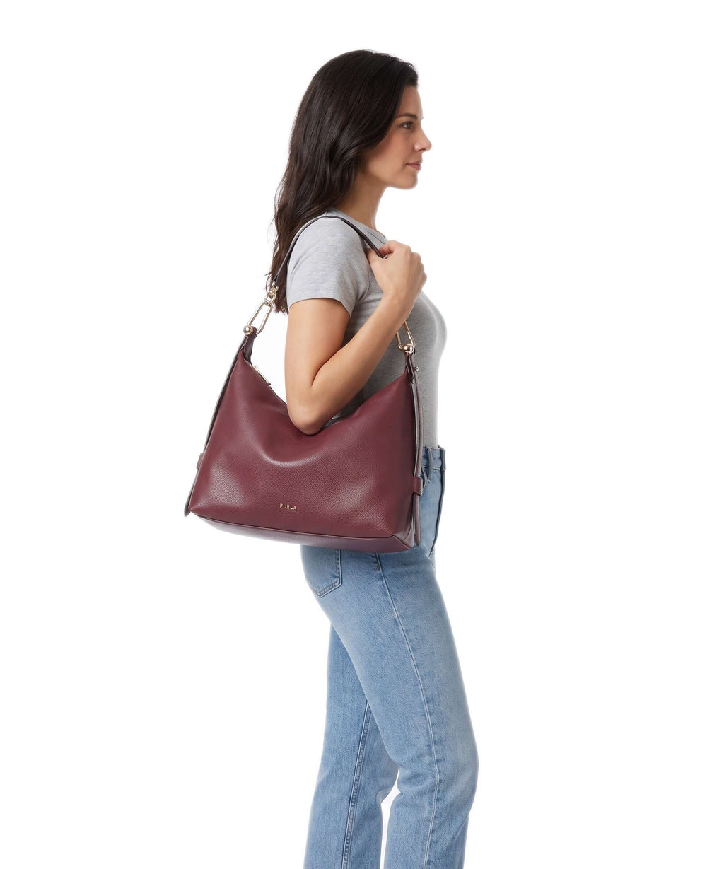 Furla Tonie M Hobo bag red apple