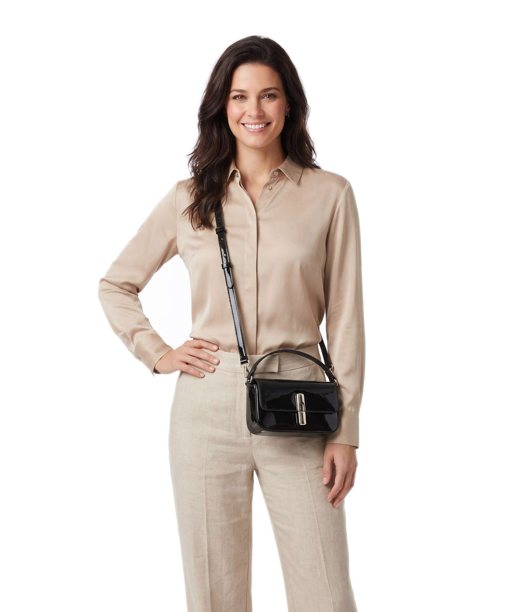 Furla Iride Micro Crossbody bag nero