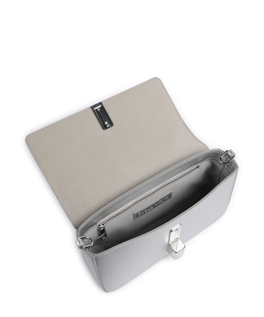 Furla Iride S Crossbody bag color silver