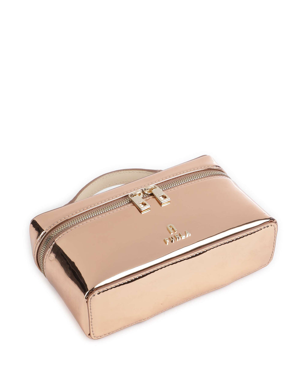Furla Camelia Micro Crossbody bag rose gold