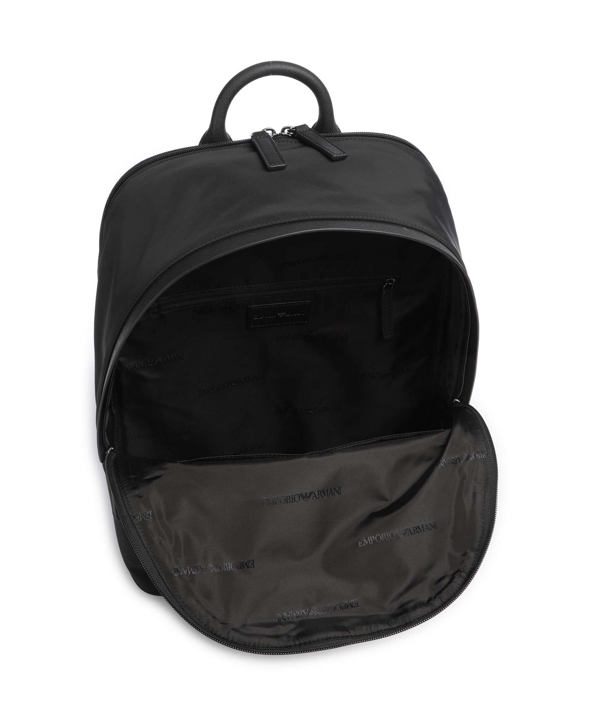 Emporio Armani Nylon Recycled Backpack black beauty