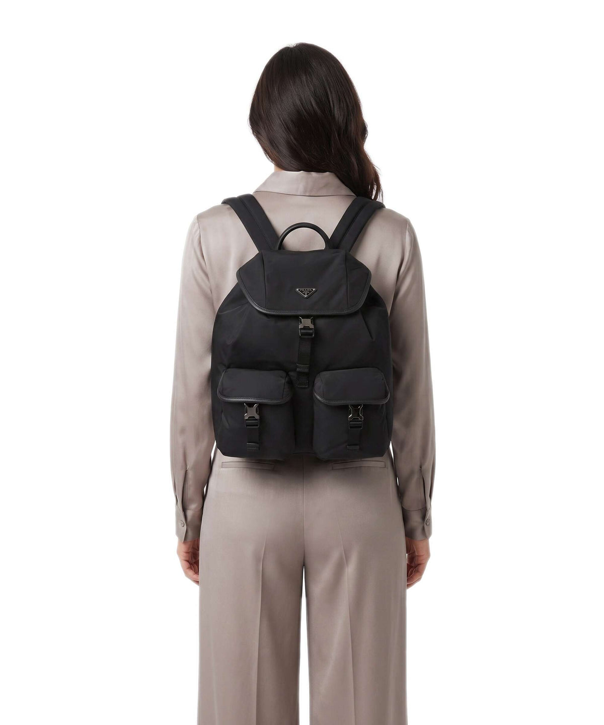 Emporio Armani Nylon Backpack black beauty
