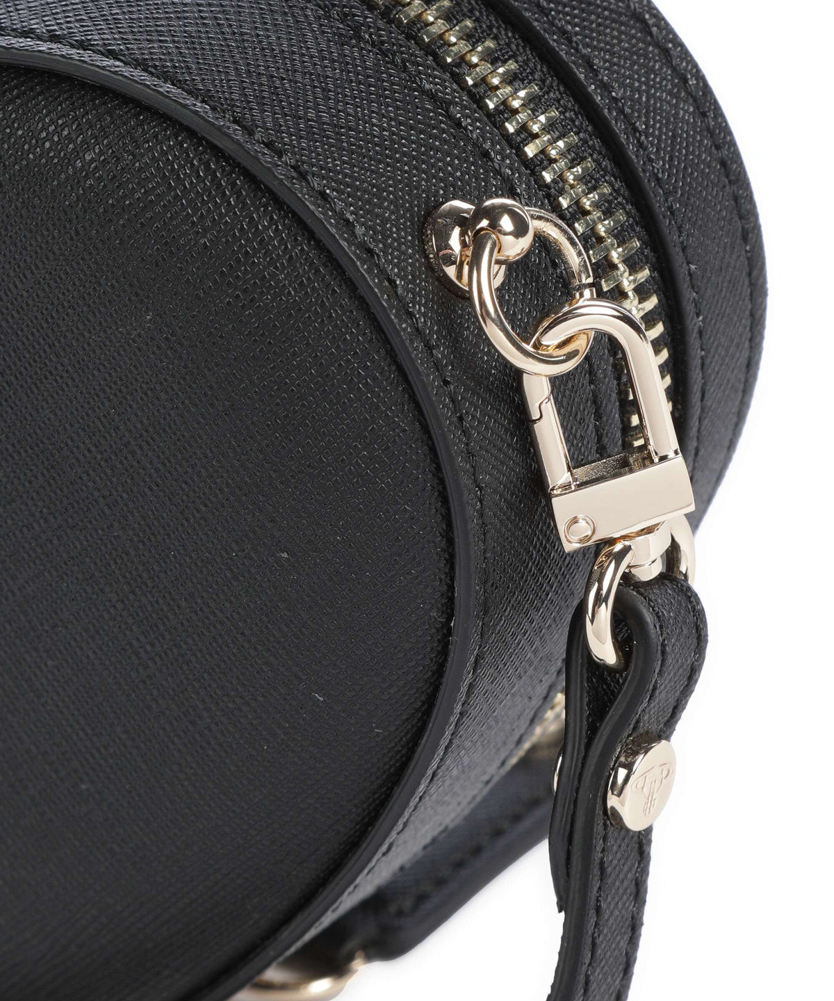 Vivienne Westwood Heart Saffiano Biogreen Mini Crossbody bag black