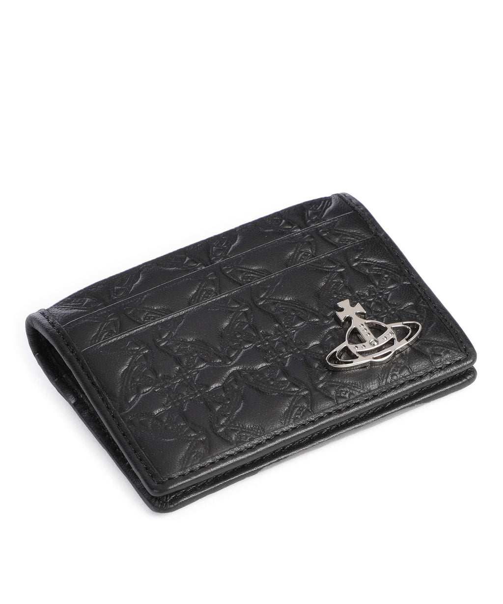 Vivienne Westwood Embossed Nappa Credit card holder black