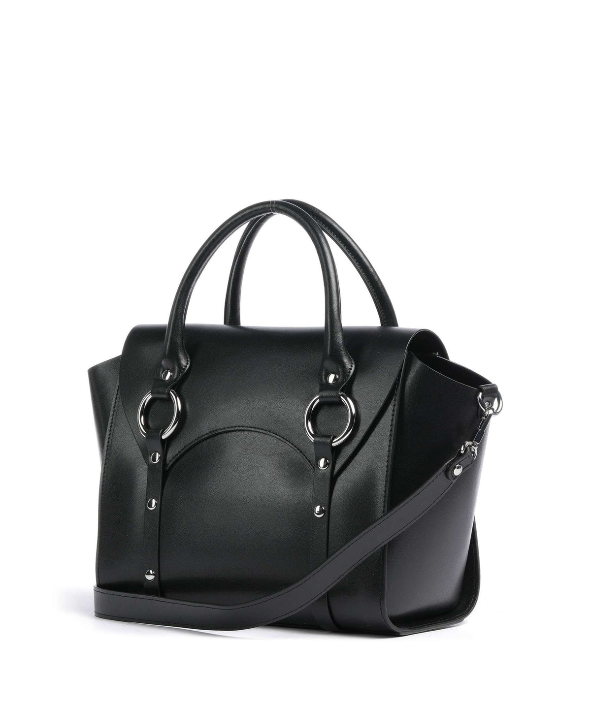 Vivienne Westwood Betty Smooth Medium Handbag black