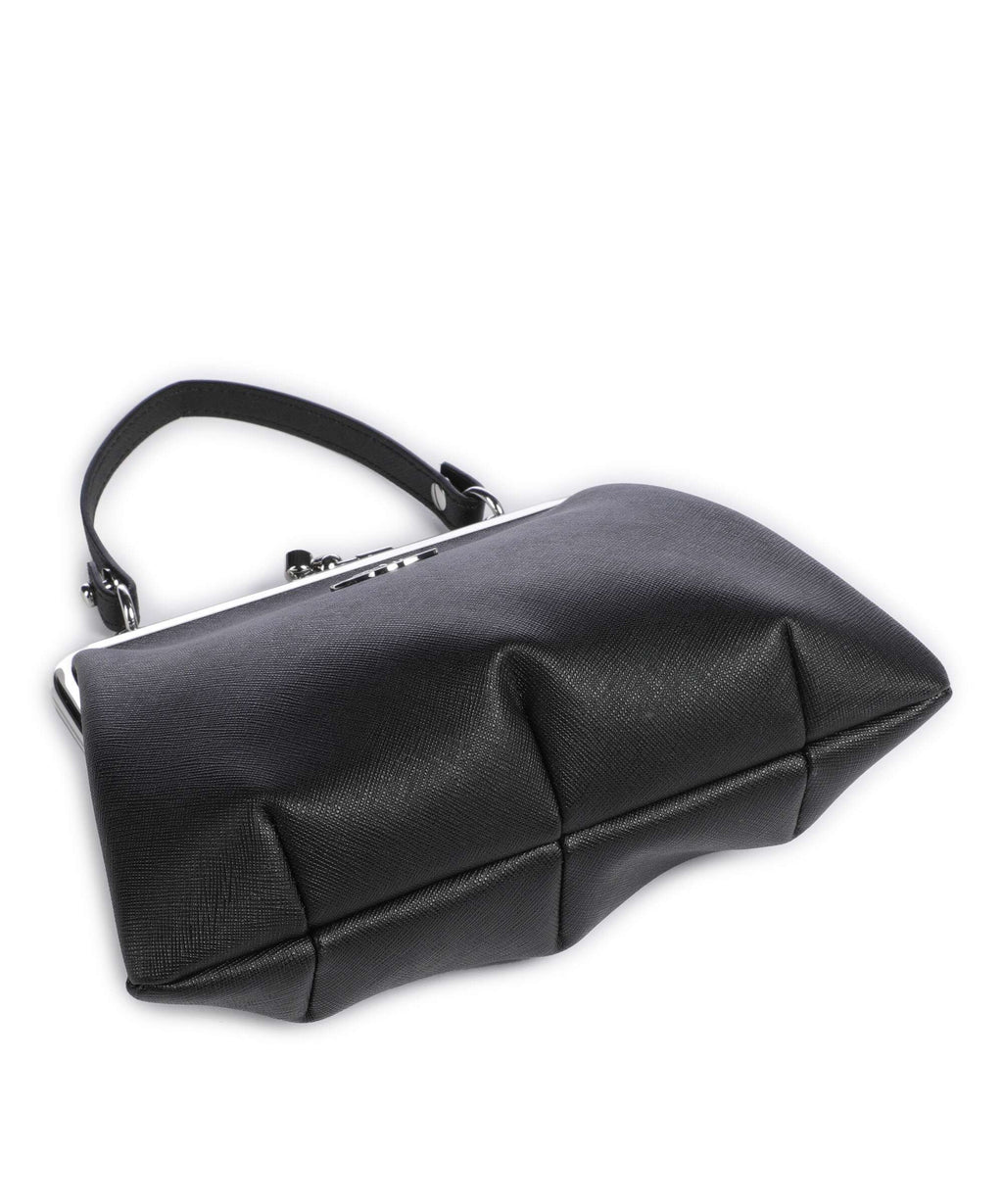 Vivienne Westwood Granny Frame Saffiano Crossbody bag black