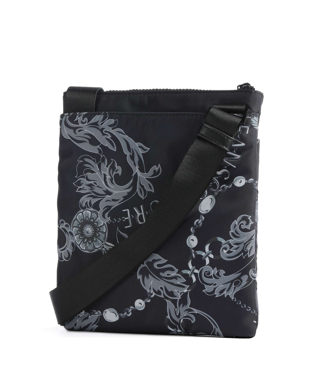 Versace Jeans Couture Iconic Printed Logo Crossbody bag black
