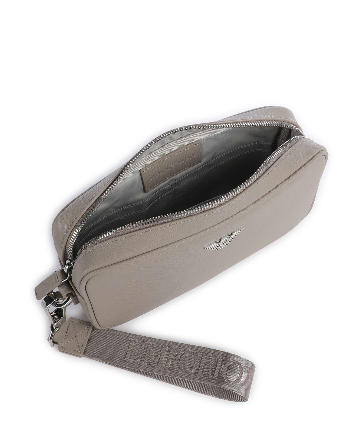 Emporio Armani Business Regenerated Toiletry bag vintage khaki