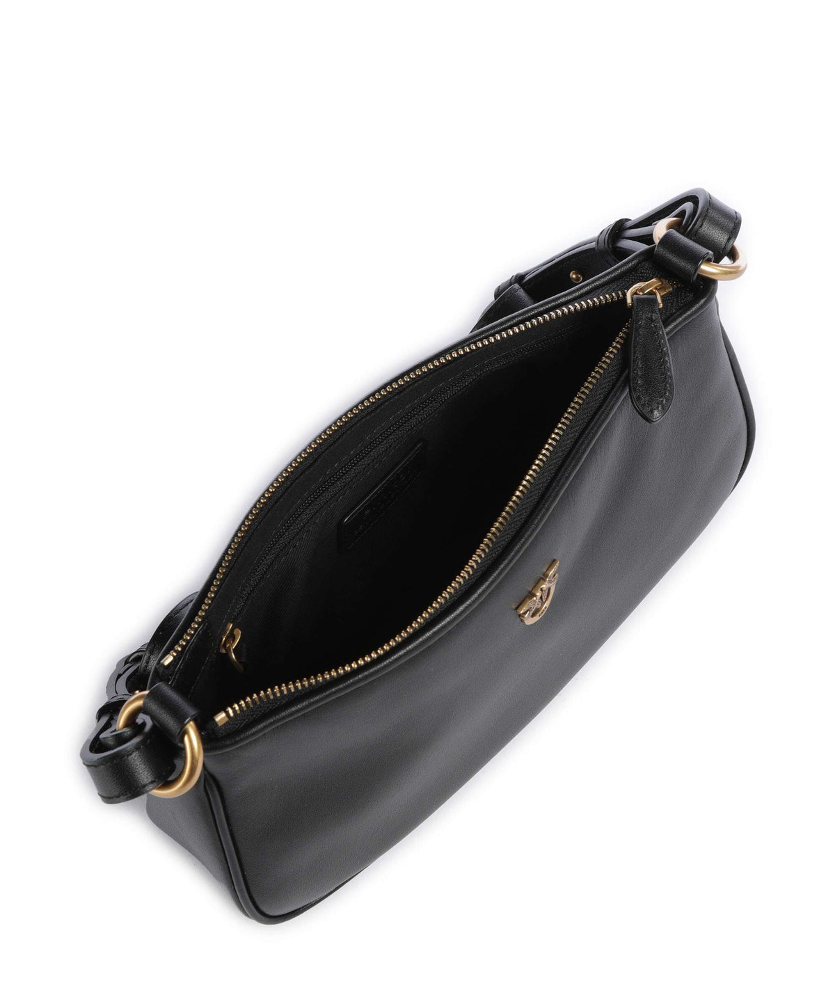 Pinko Half Moon Mini Crossbody bag nero/antique gold