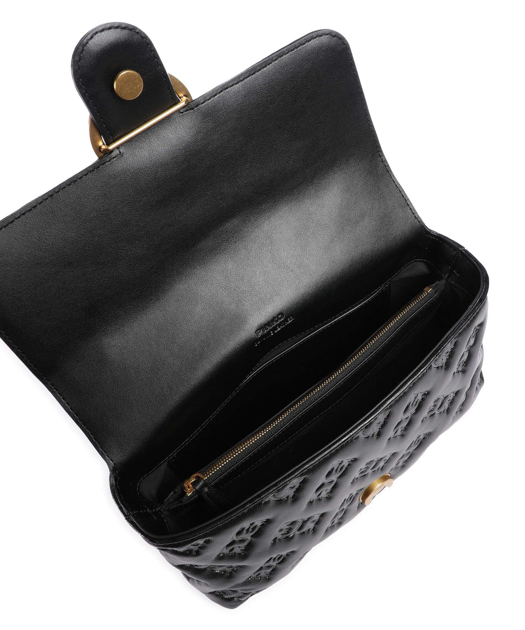 Pinko Love Lady Puff Classic Handbag nero/antique gold