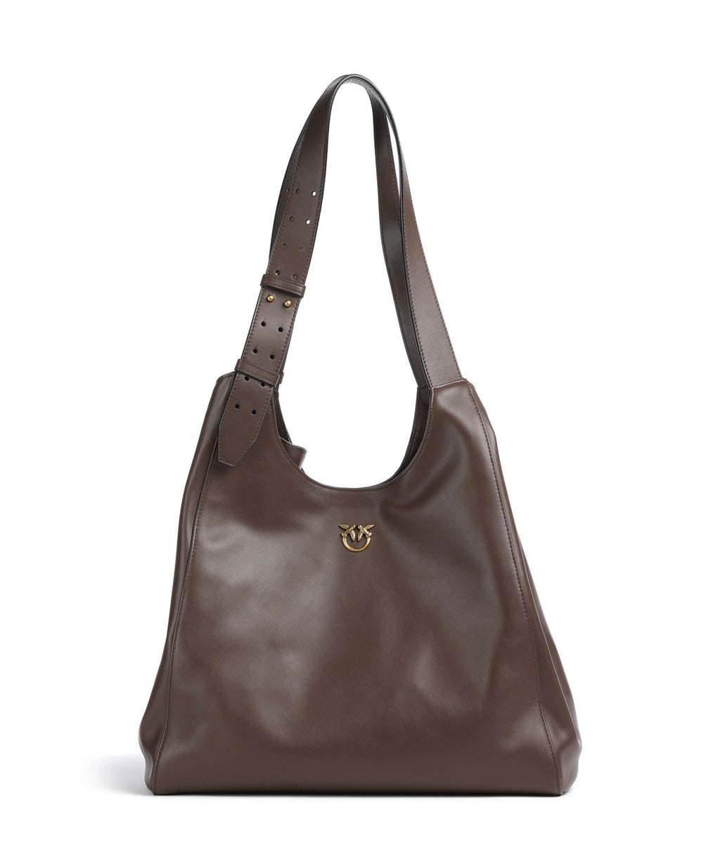 Pinko Tote bag marrone castano/antique gold