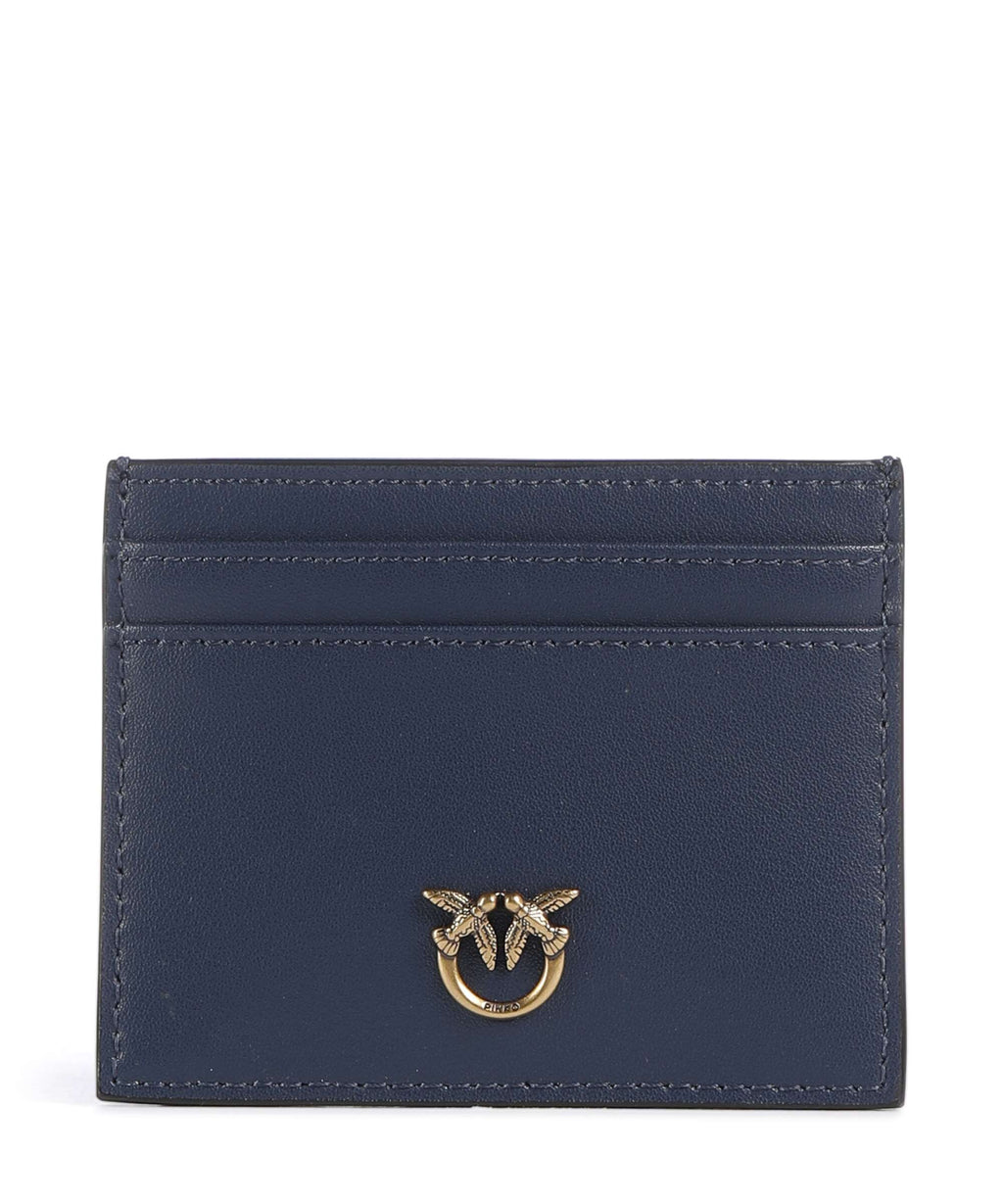 Pinko Credit card holder blu indaco ombroso/antique gold
