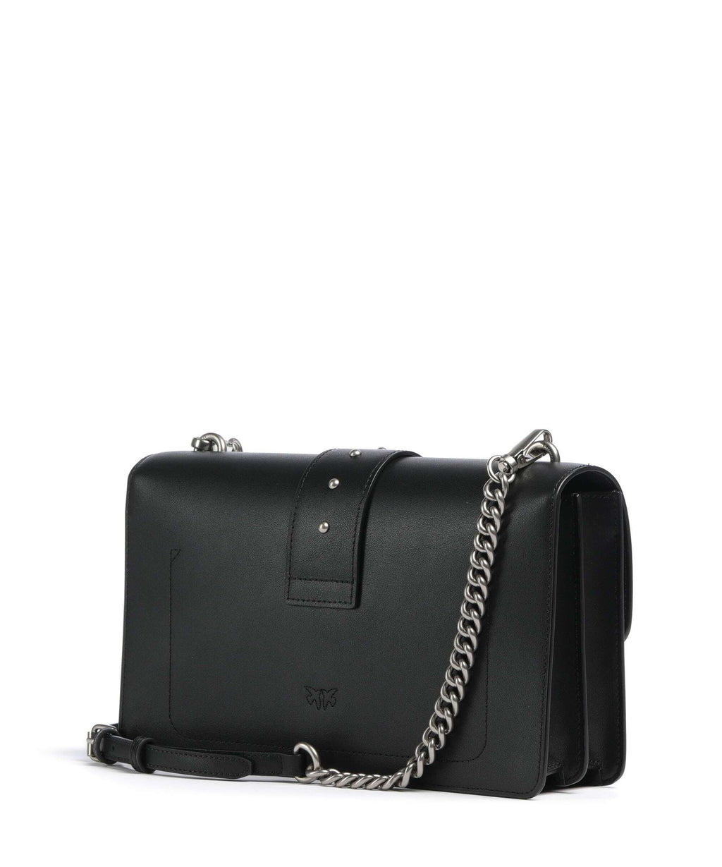 Pinko Love One Classic Crossbody bag nero/old silver