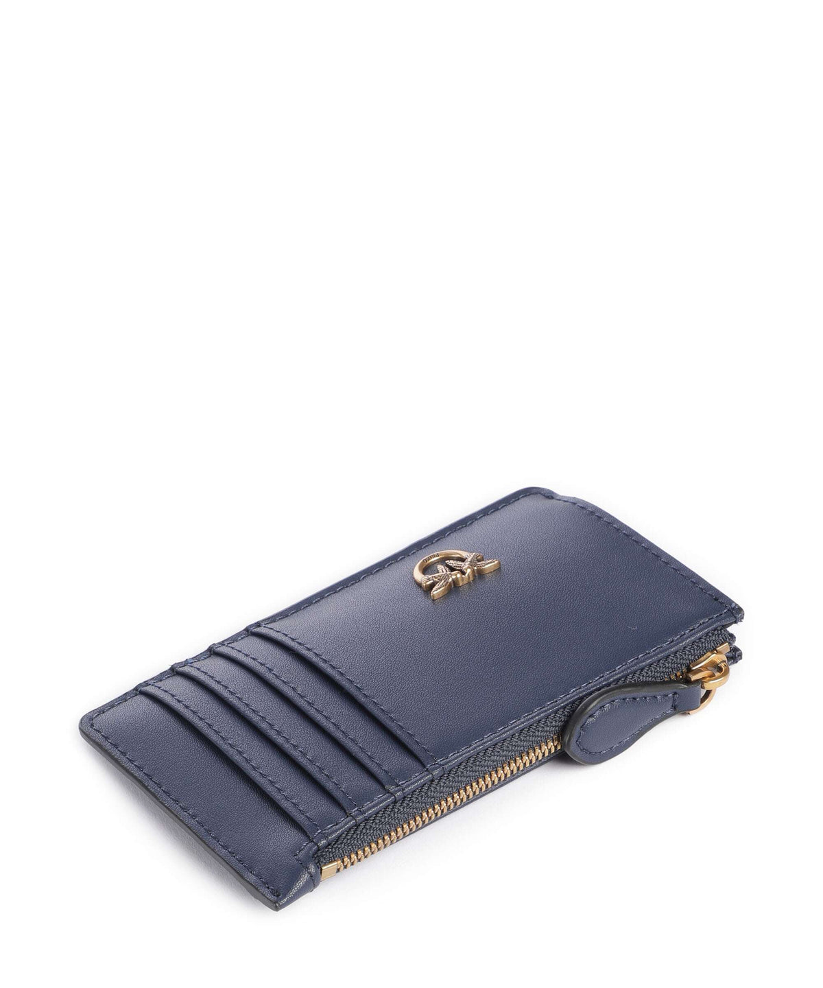 Pinko Airone Credit card holder blu indaco ombroso/antique gold