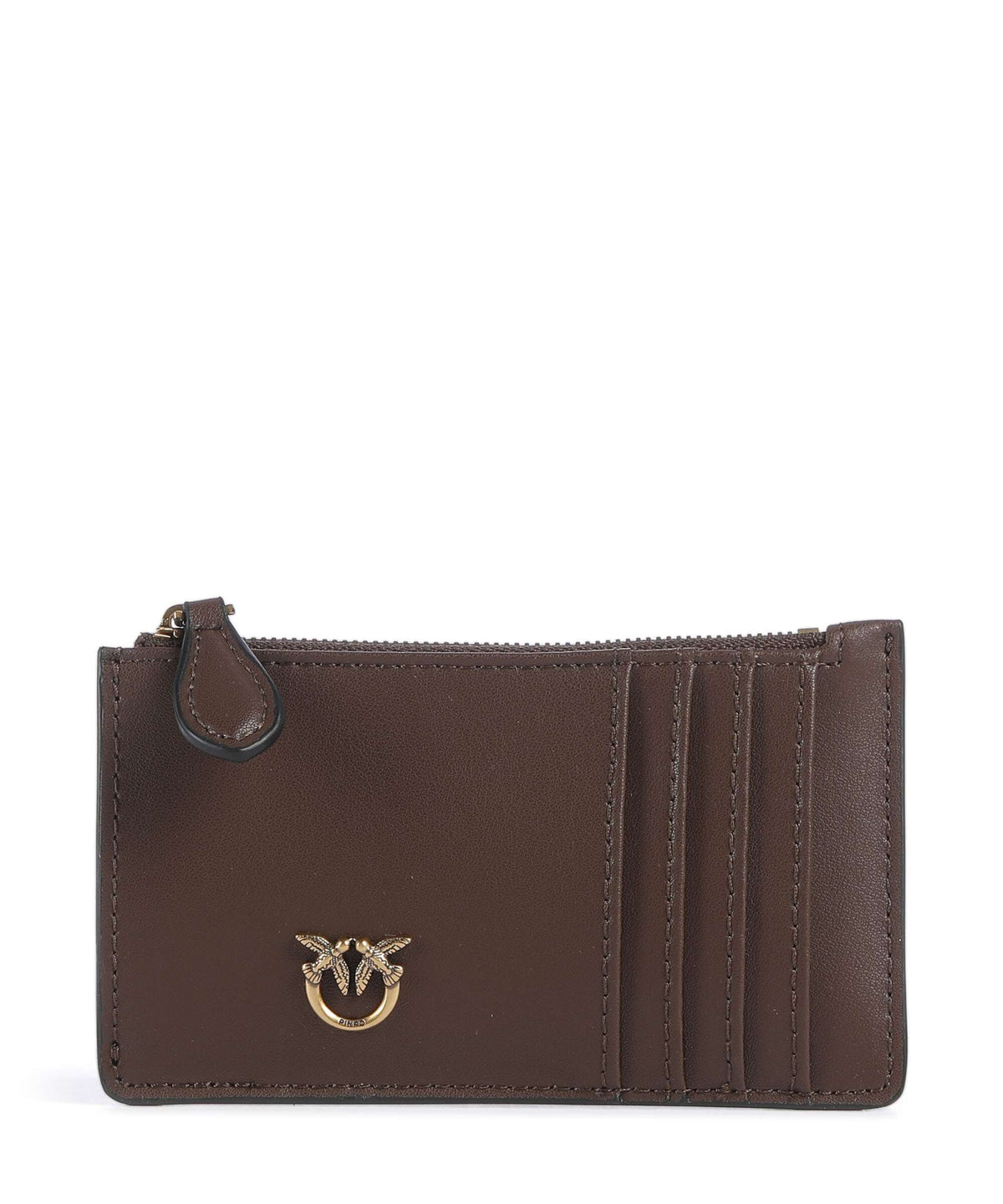Pinko Airone Credit card holder marrone castano/antique gold