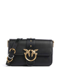 Pinko Love One Mini Slouchy Charms Crossbody bag nero/antique gold