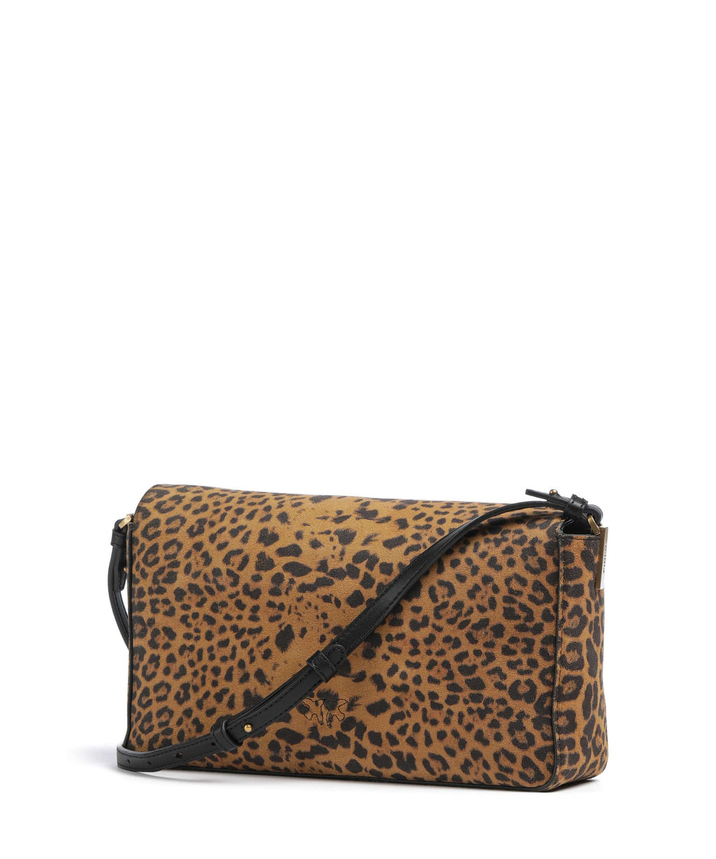 Pinko Love One Classic Slouchy Shoulder bag brown