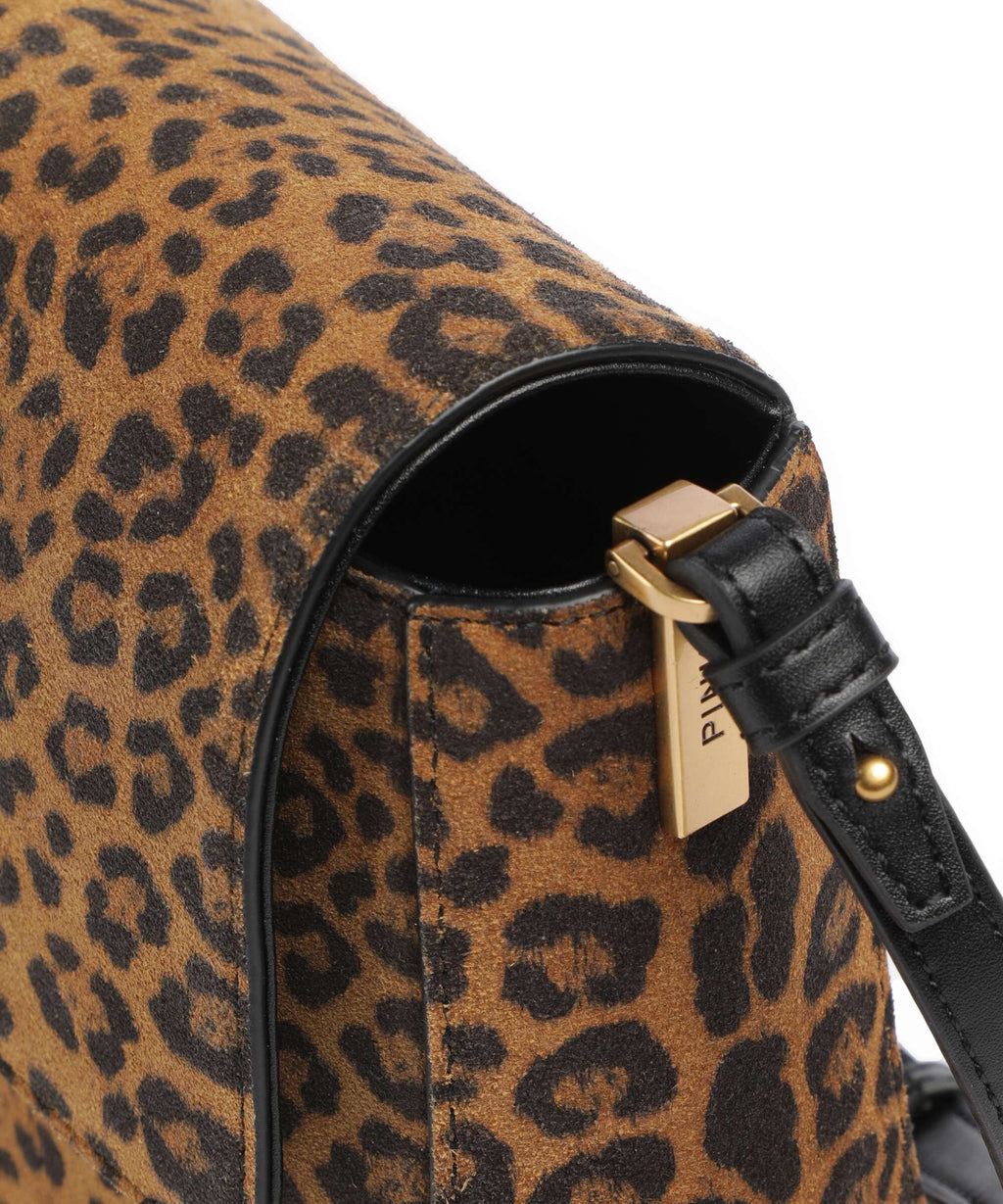 Pinko Love One Classic Slouchy Shoulder bag brown