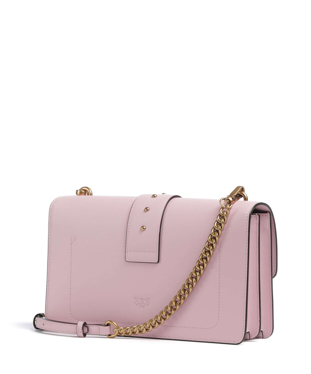 Pinko Love One Classic Crossbody bag rosa chiaro/antique gold