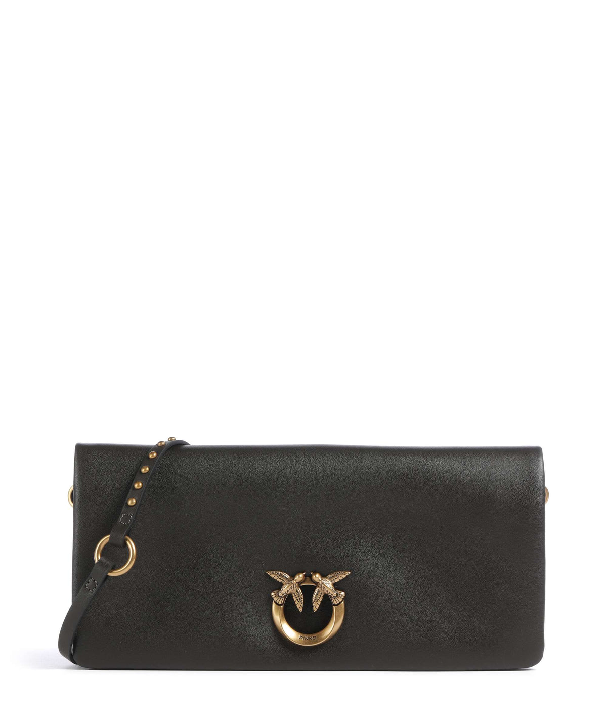 Pinko Click Soft Classic Crossbody bag verde fango/antique gold