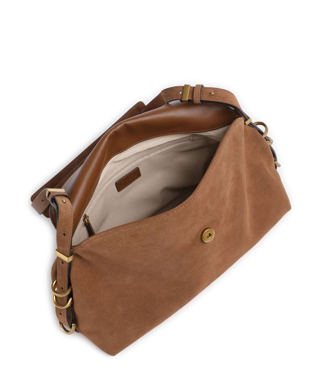 Pinko Saddle Classic Hobo bag marrone/leone/antique gold