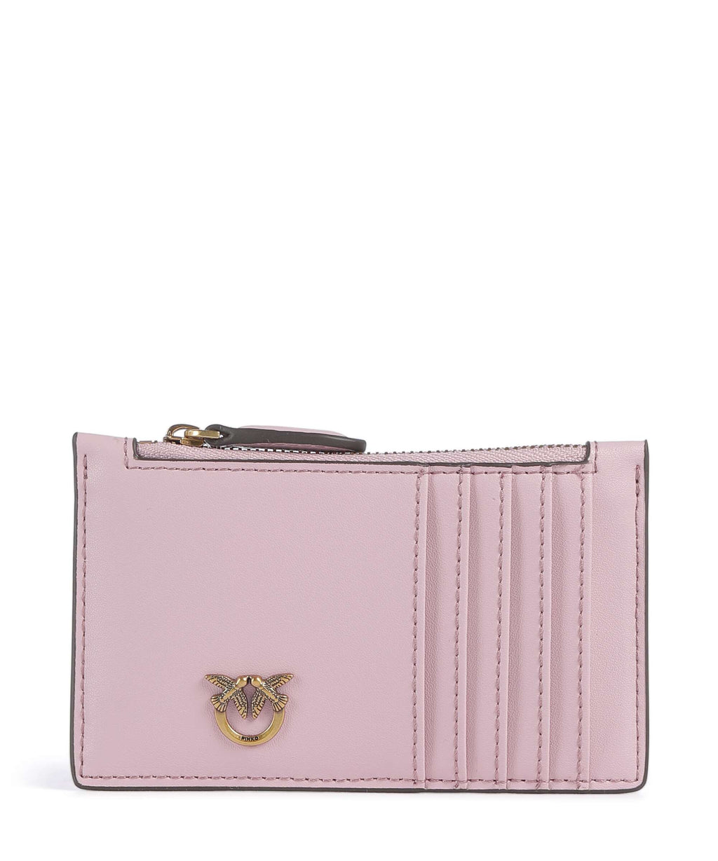 Pinko Airone Credit card holder rosa chiaro/antique gold