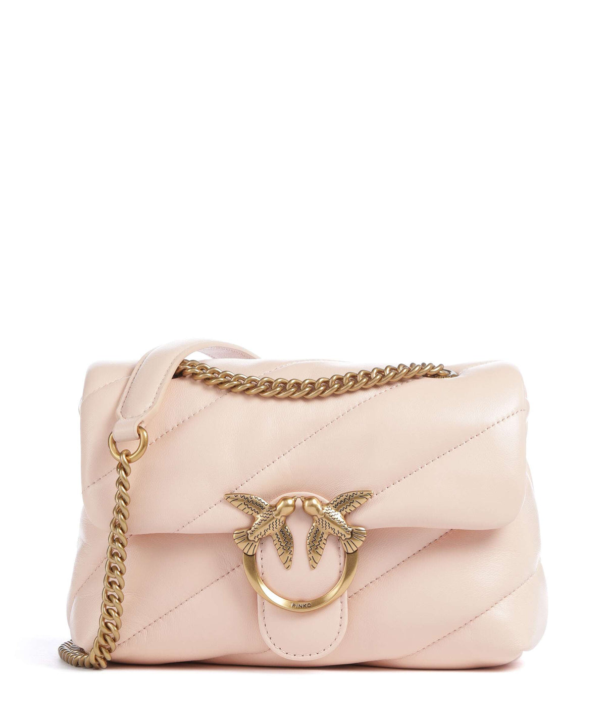 Pinko Love Puff Mini Shoulder bag light pink/antique gold