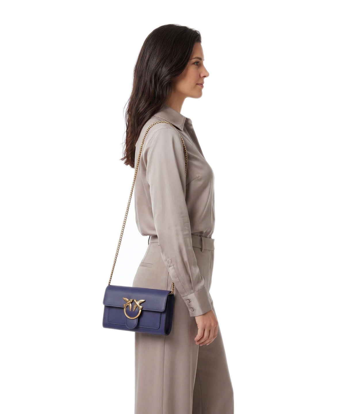 Pinko Love One Wallet viola/antique gold