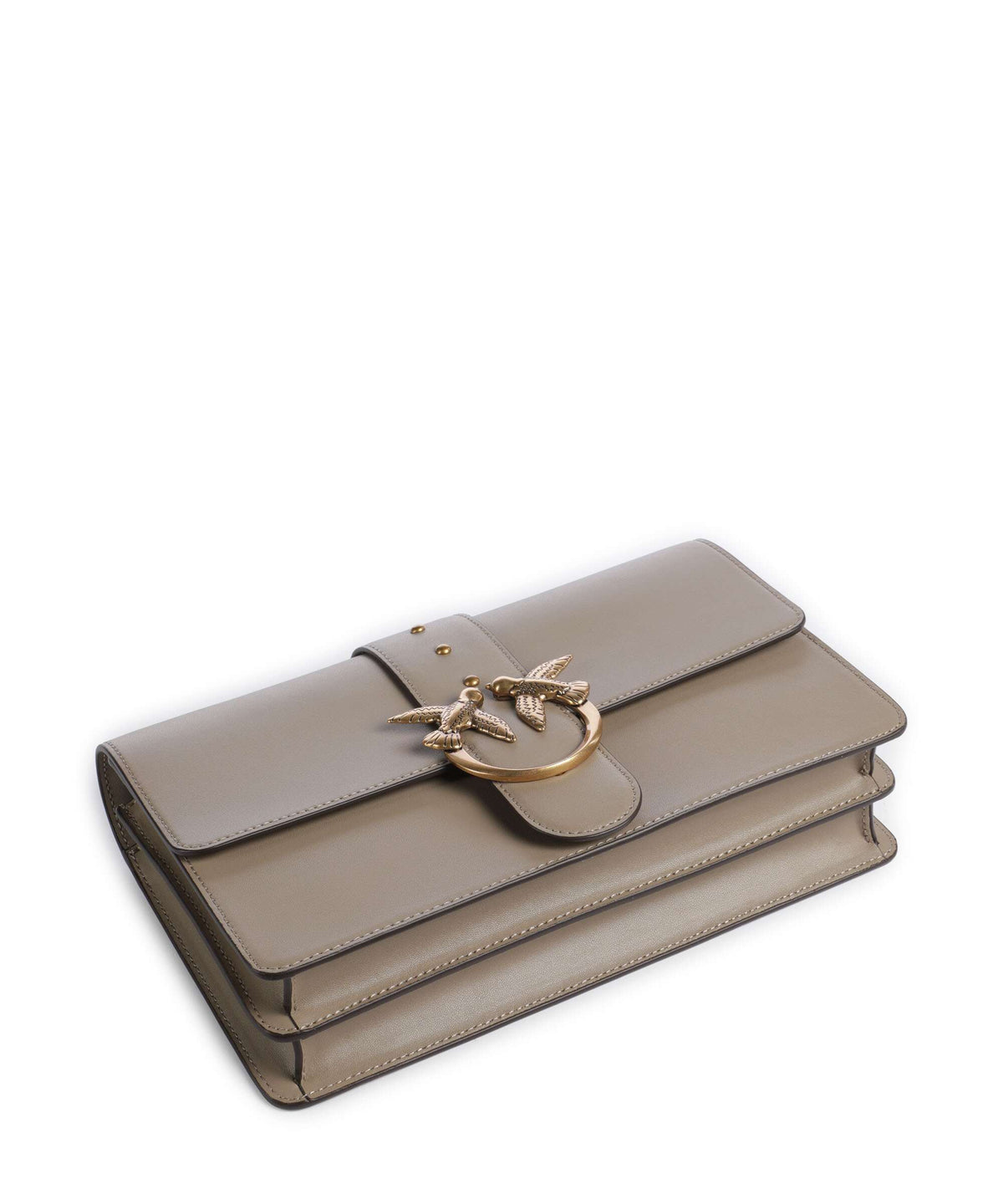 Pinko Love One Classic Crossbody bag grigio talpa/antique gold