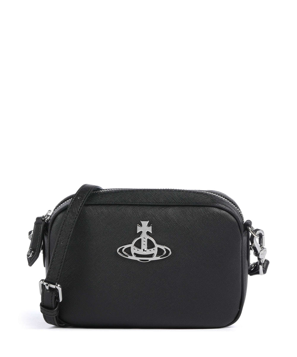 Vivienne Westwood Anna Saffiano Crossbody bag black