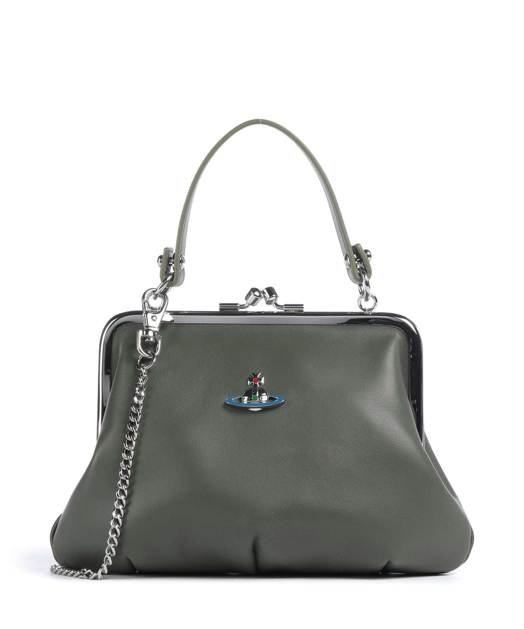 Vivienne Westwood Granny Frame Nappa Crossbody bag green
