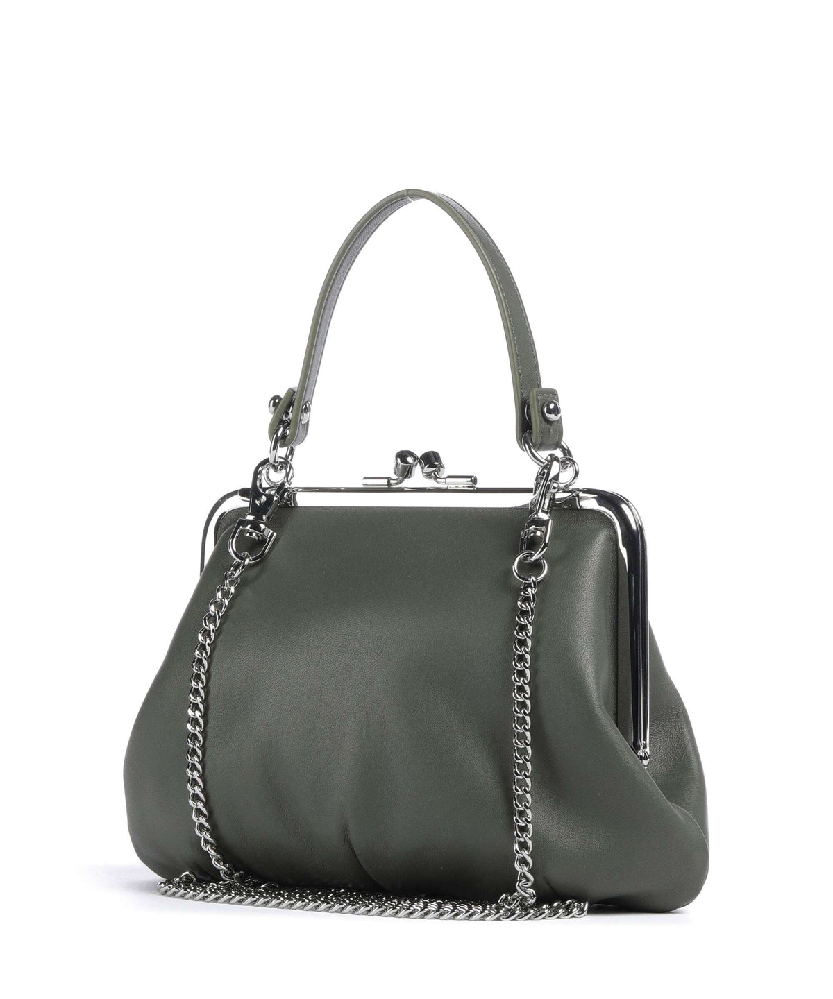 Vivienne Westwood Granny Frame Nappa Crossbody bag green
