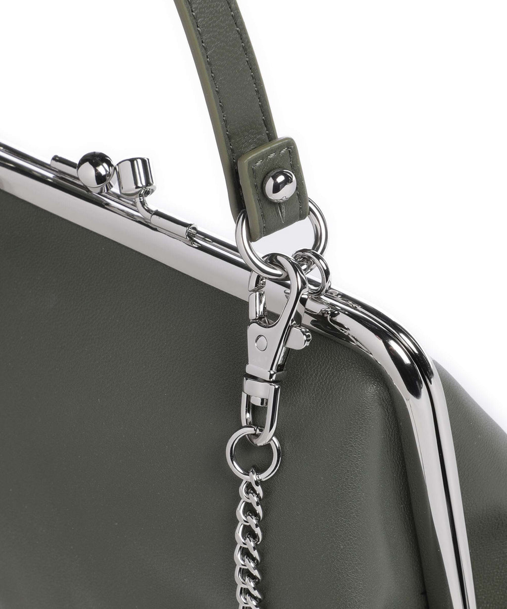 Vivienne Westwood Granny Frame Nappa Crossbody bag green