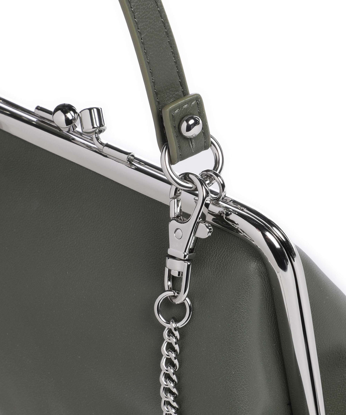 Vivienne Westwood Granny Frame Nappa Crossbody bag green