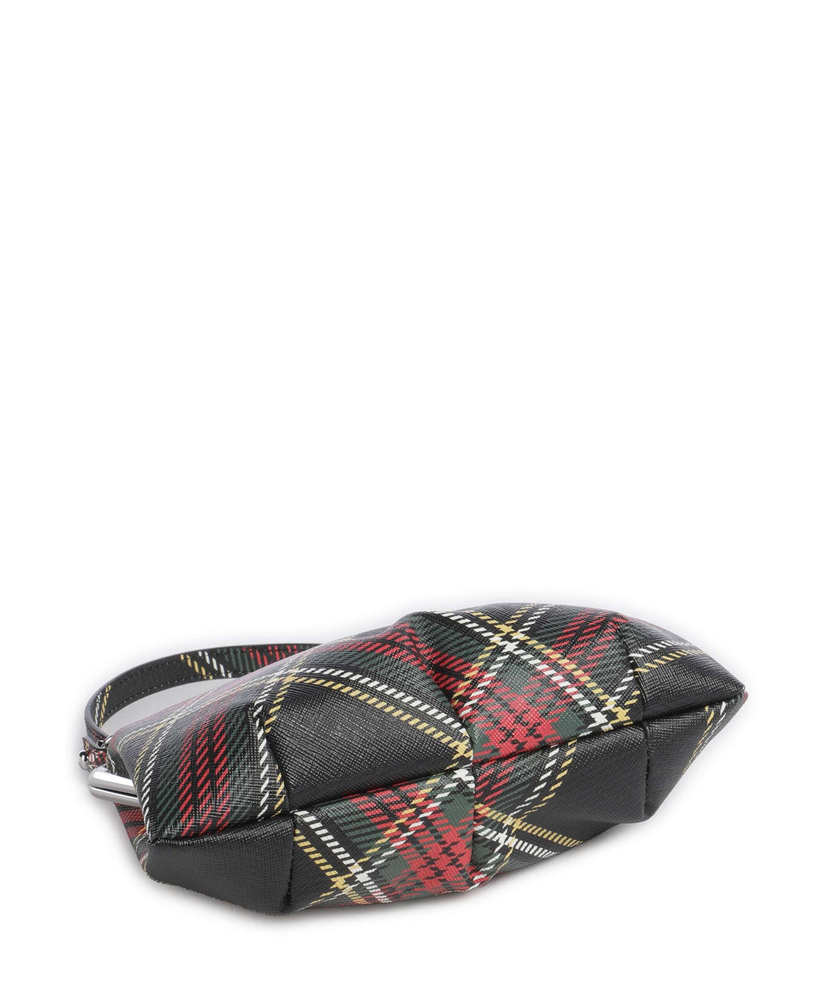 Vivienne Westwood Granny Frame Saffiano Printed Handbag chelsea tartan
