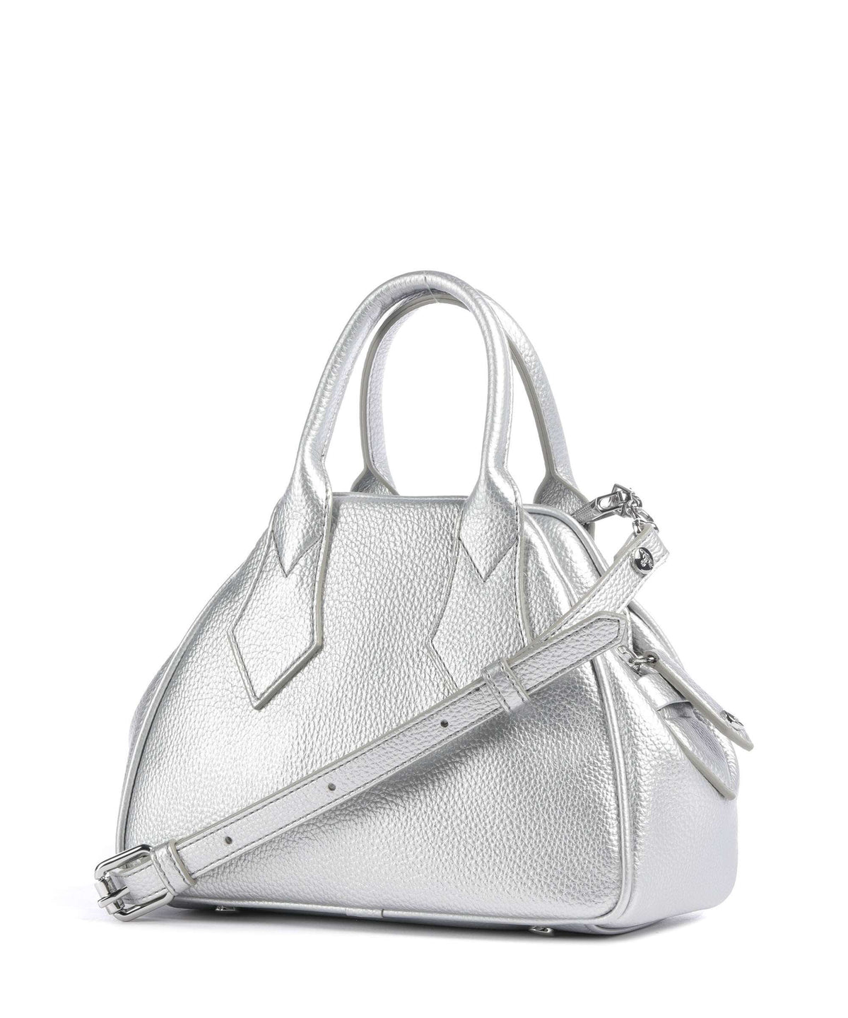 Vivienne Westwood Yasmine Grain Small Handbag silver