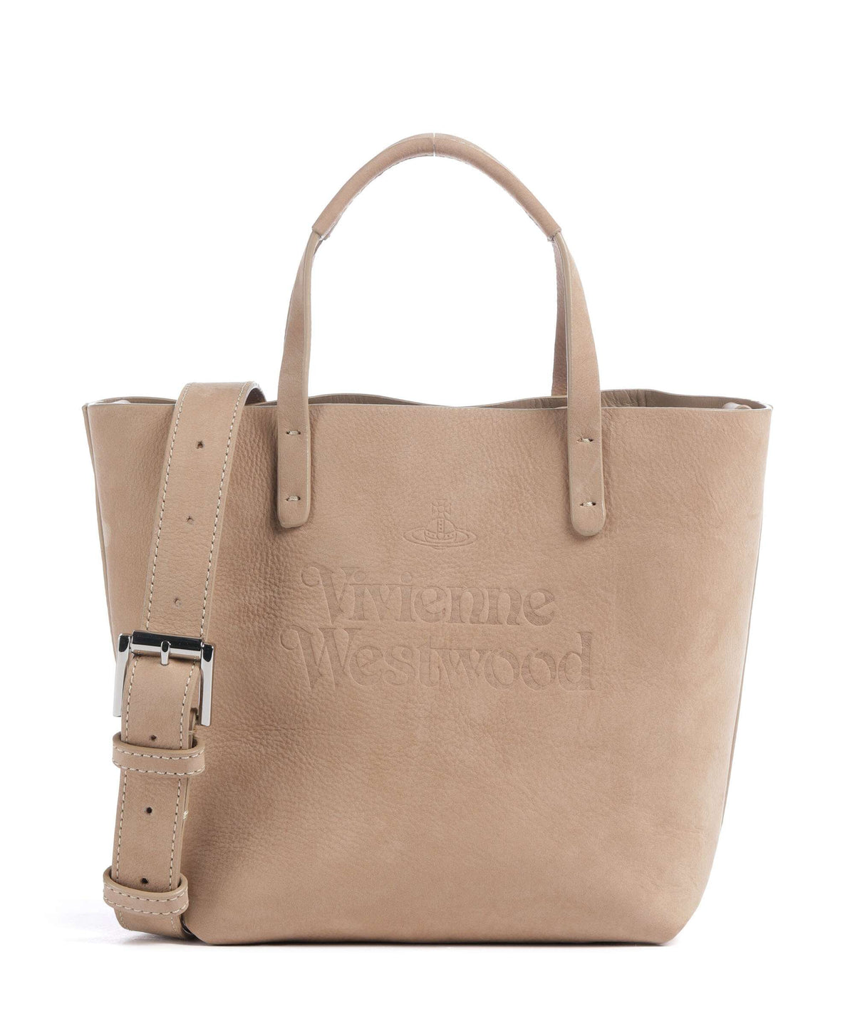 Vivienne Westwood Studio Nubuck Small Handbag beige