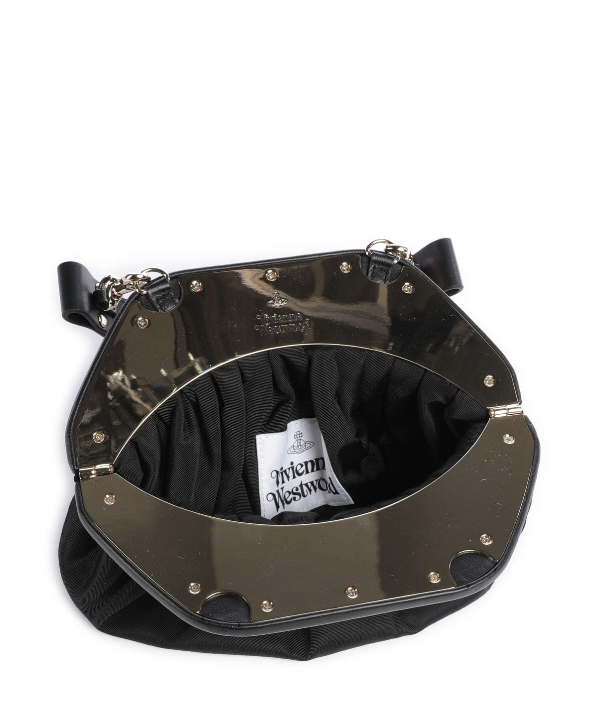 Vivienne Westwood Brooke Moire Crossbody bag black