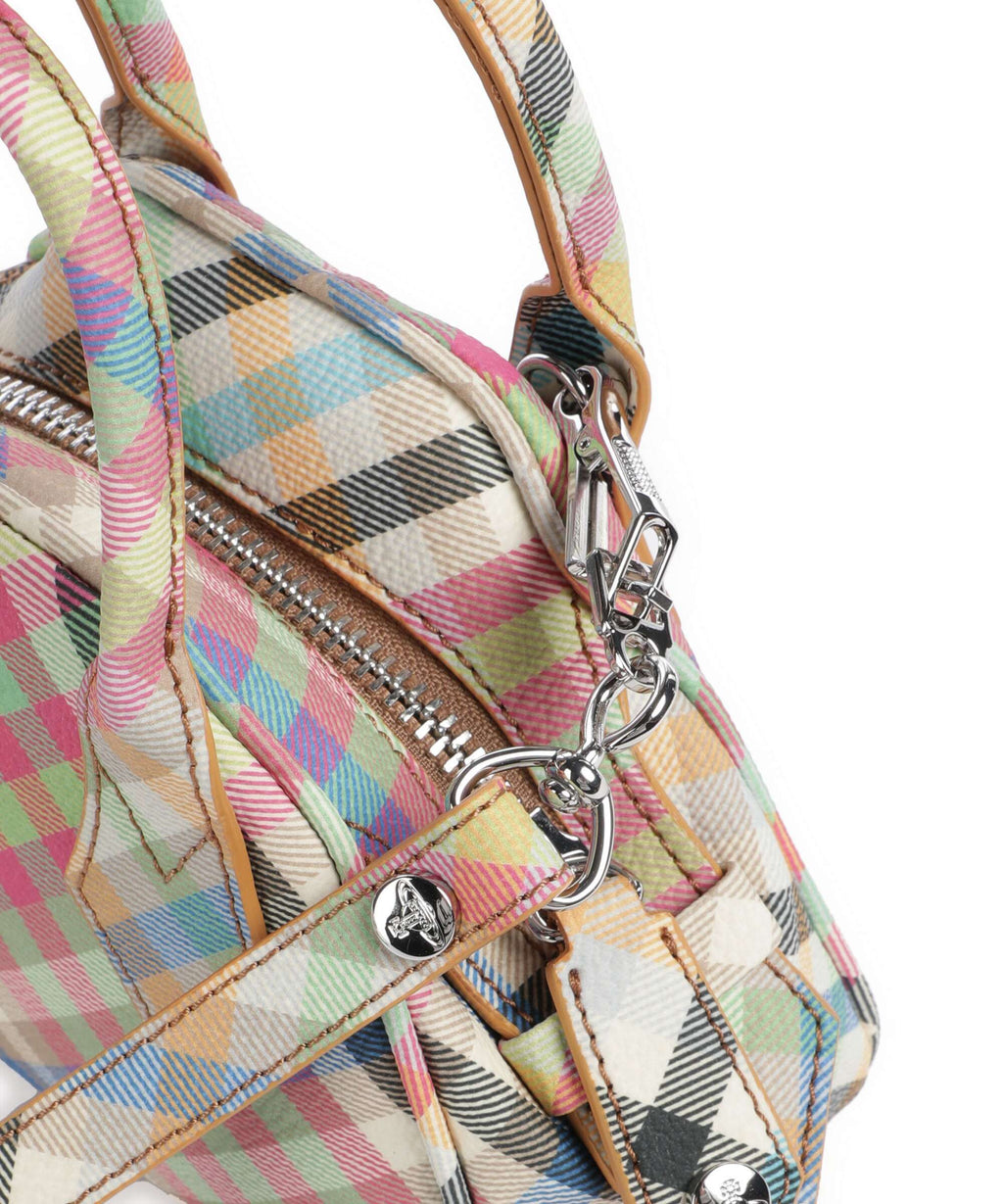 Vivienne Westwood Yasmine Buccia D'Arancia Mini Crossbody bag heather plaid