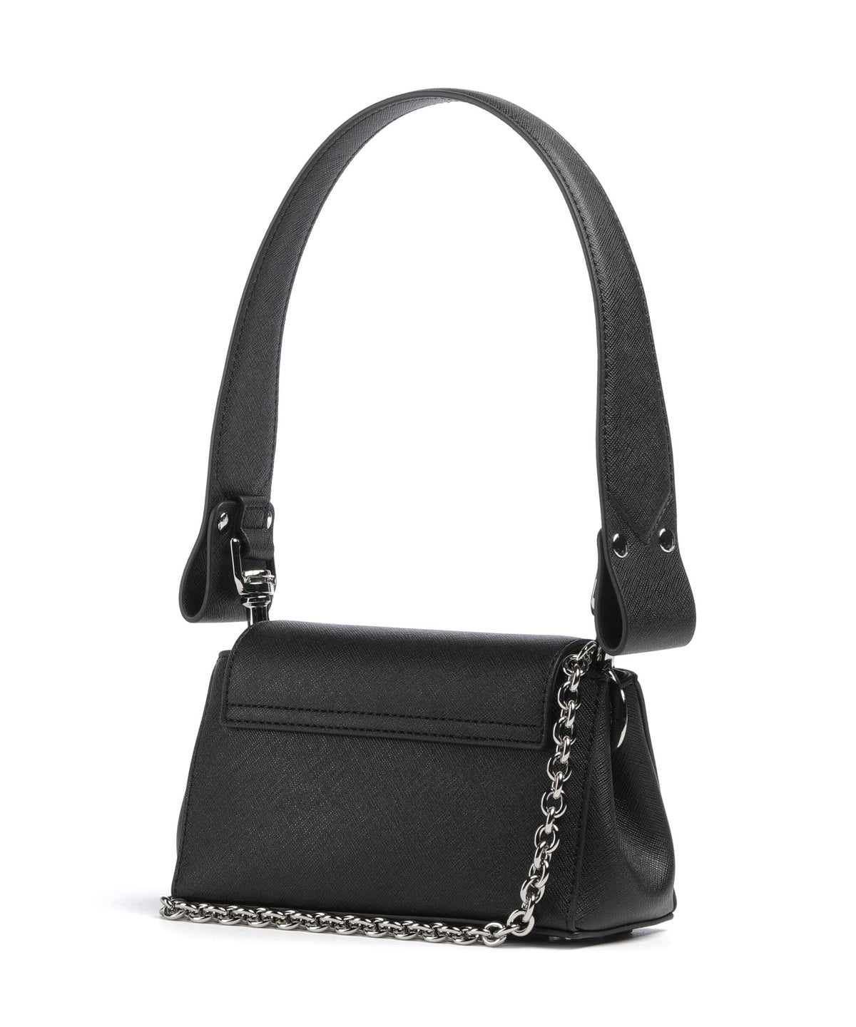 Vivienne Westwood Hazel Saffiano Plain Small Shoulder bag black