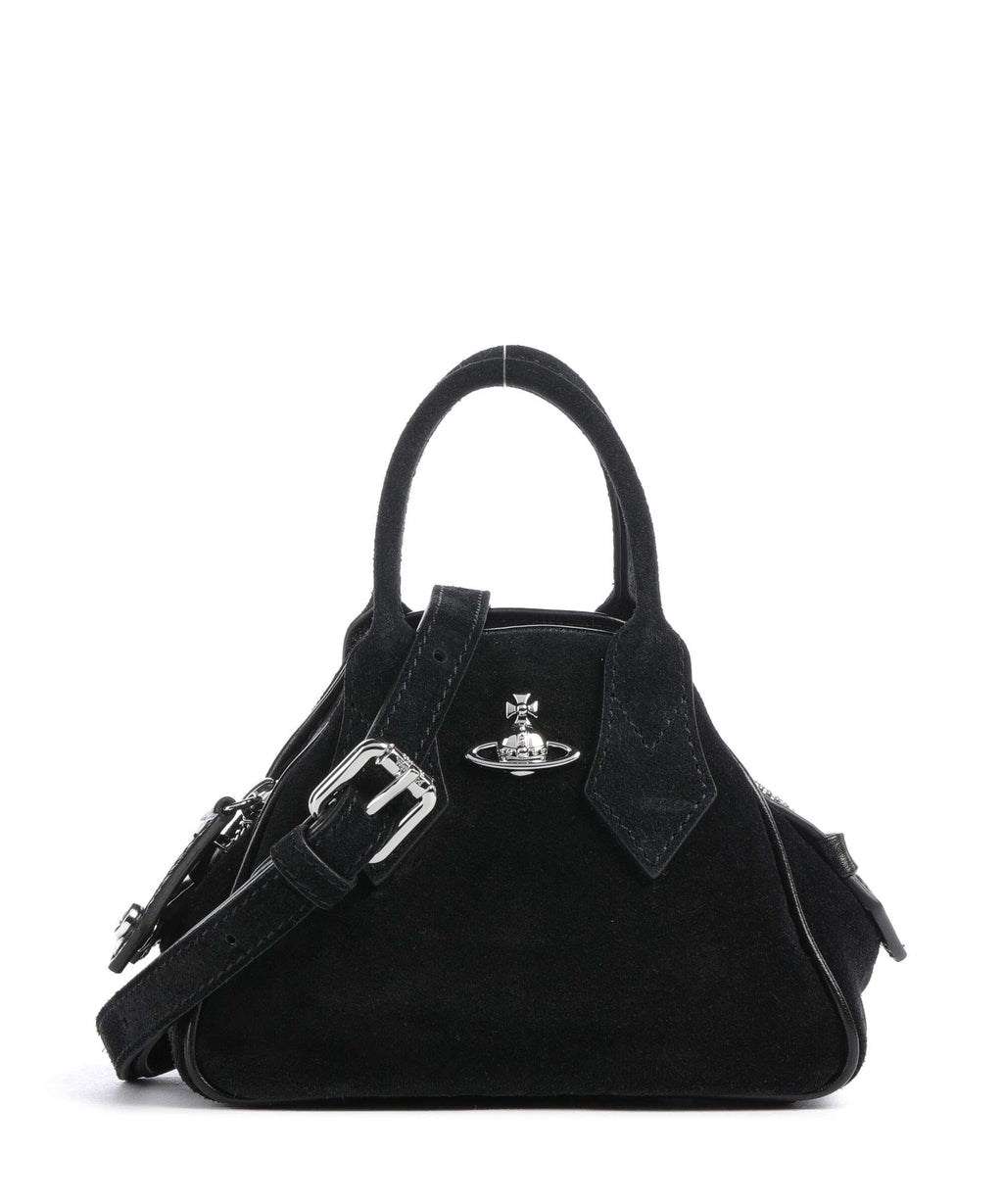 Vivienne Westwood Yasmine Suede Mini Crossbody bag black