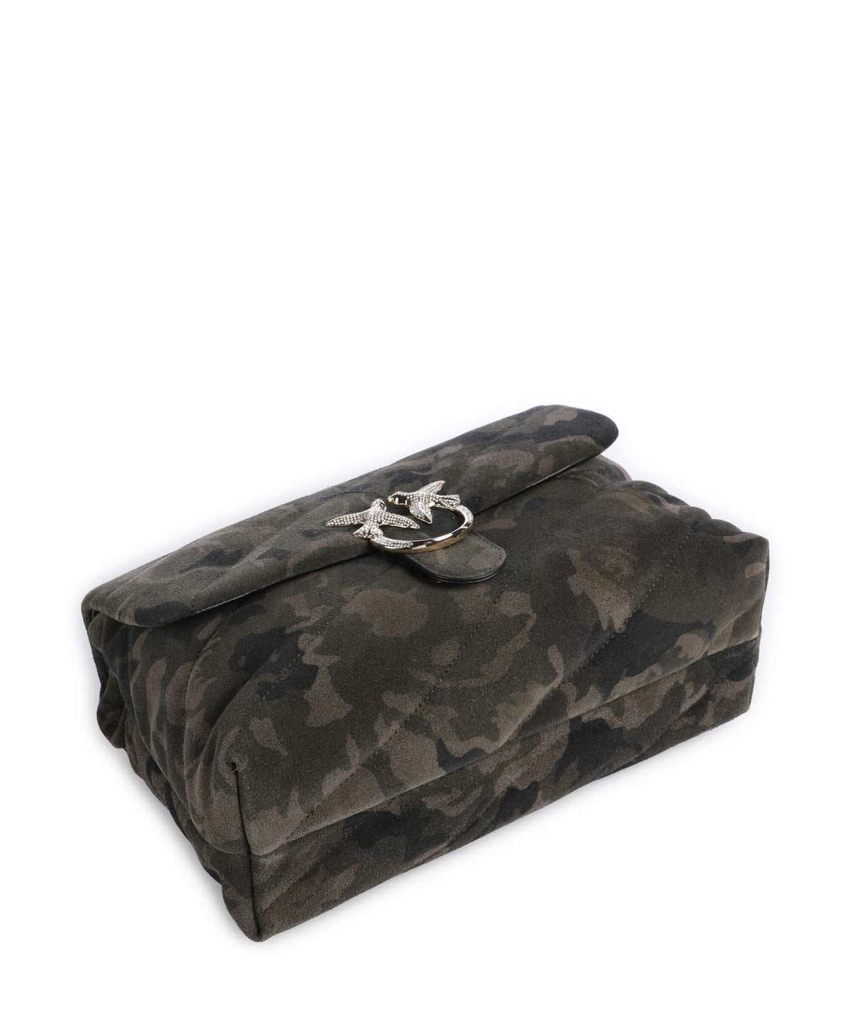 Pinko Love Puff Classic Shoulder bag multicolor/militar green/gold