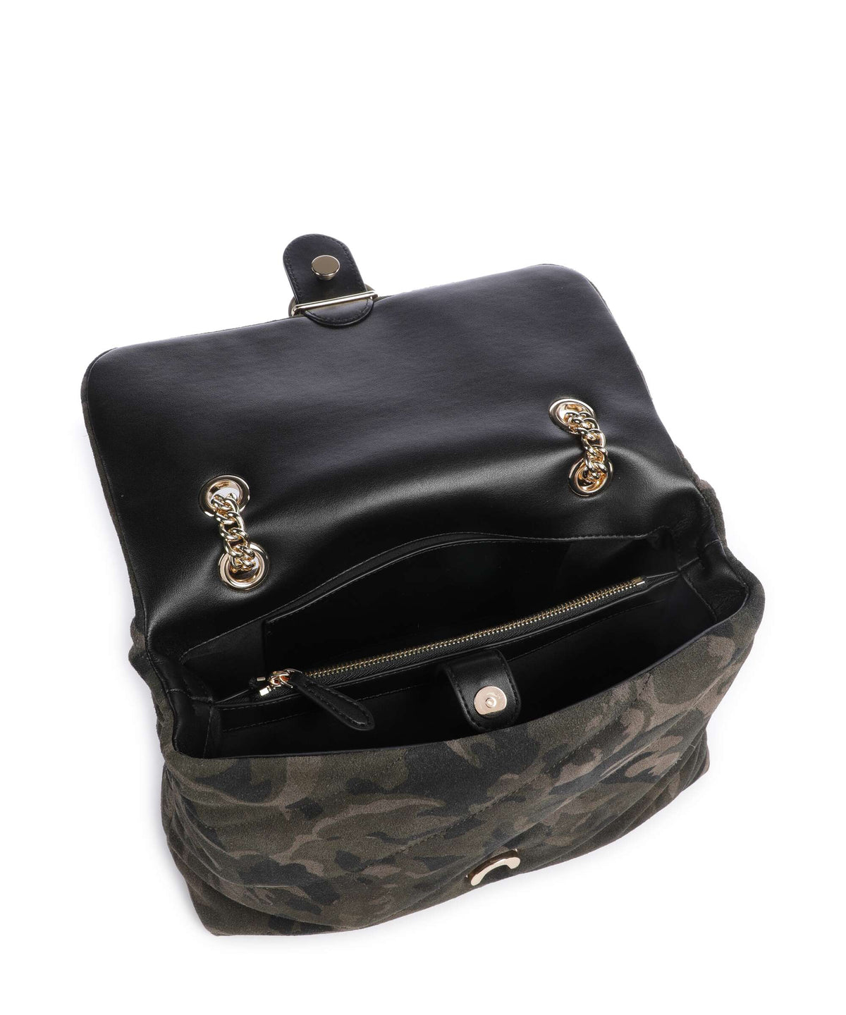 Pinko Love Puff Classic Shoulder bag multicolor/militar green/gold