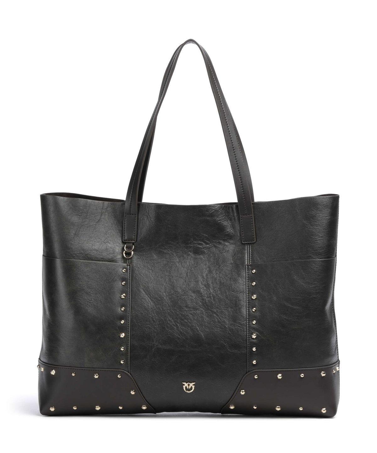 Pinko Tote bag dark brown/gold