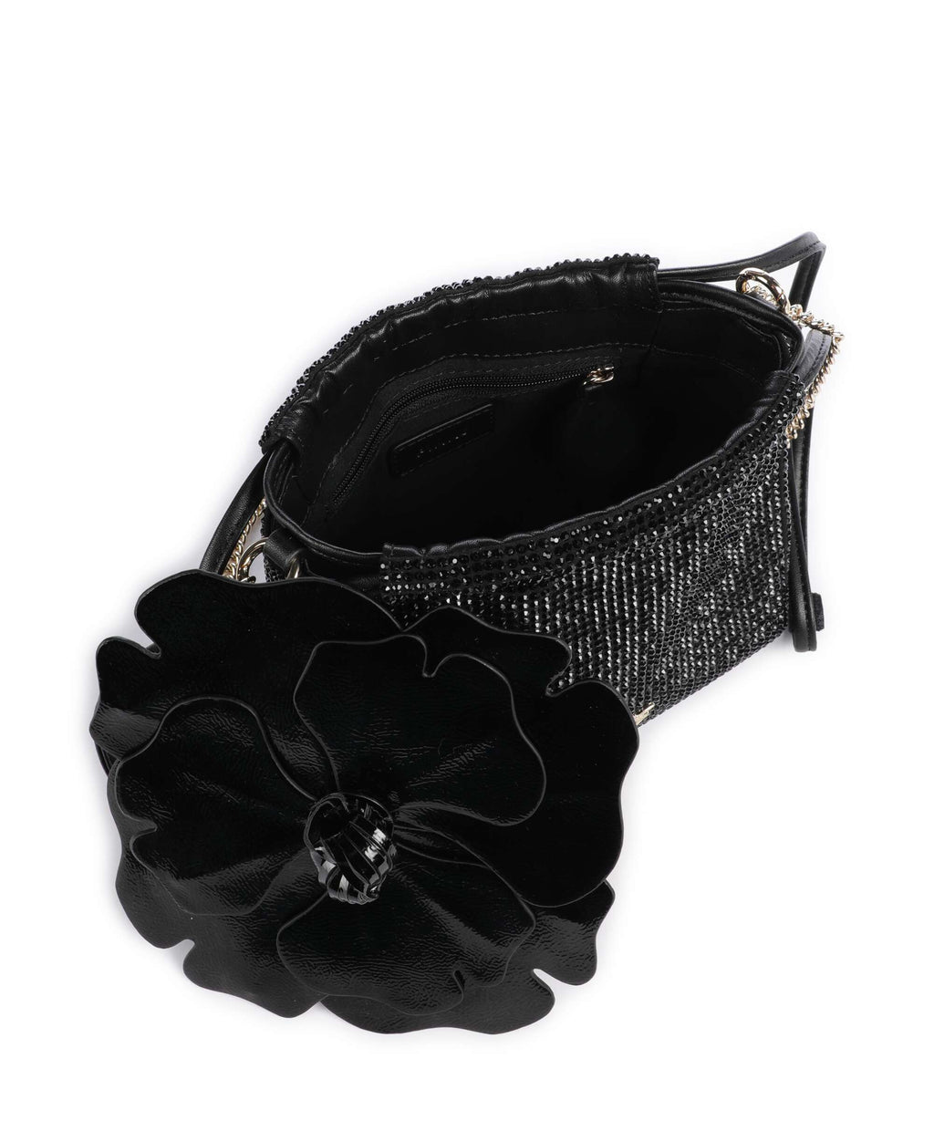 Pinko Flower Bucket bag nero/limousine/oro