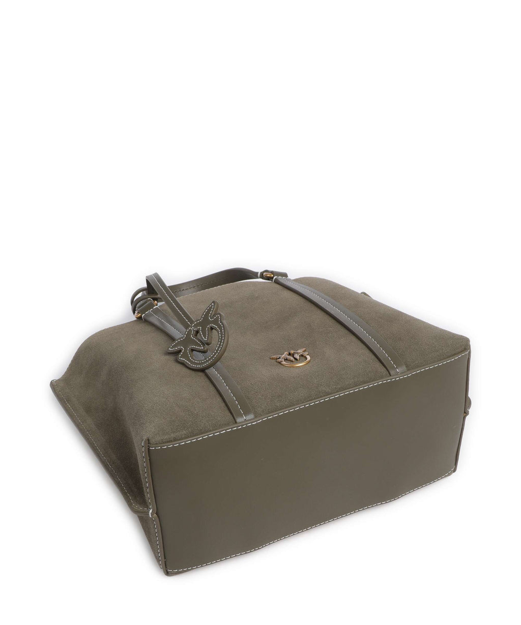 Pinko Carrie Classic Handbag verde/oliva scuro/antique gold