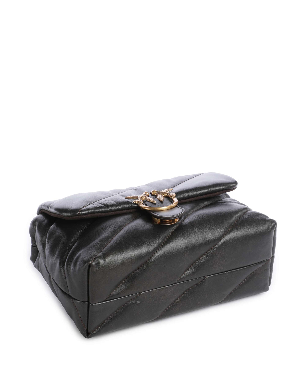 Pinko Love Puff Mini Shoulder bag marrone/caffe/antique gold